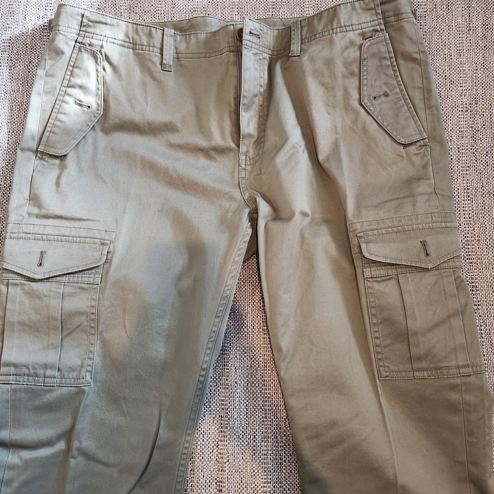 Brooks Brothers Olive Green Khaki Cargo Pants - Picture 8 of 12